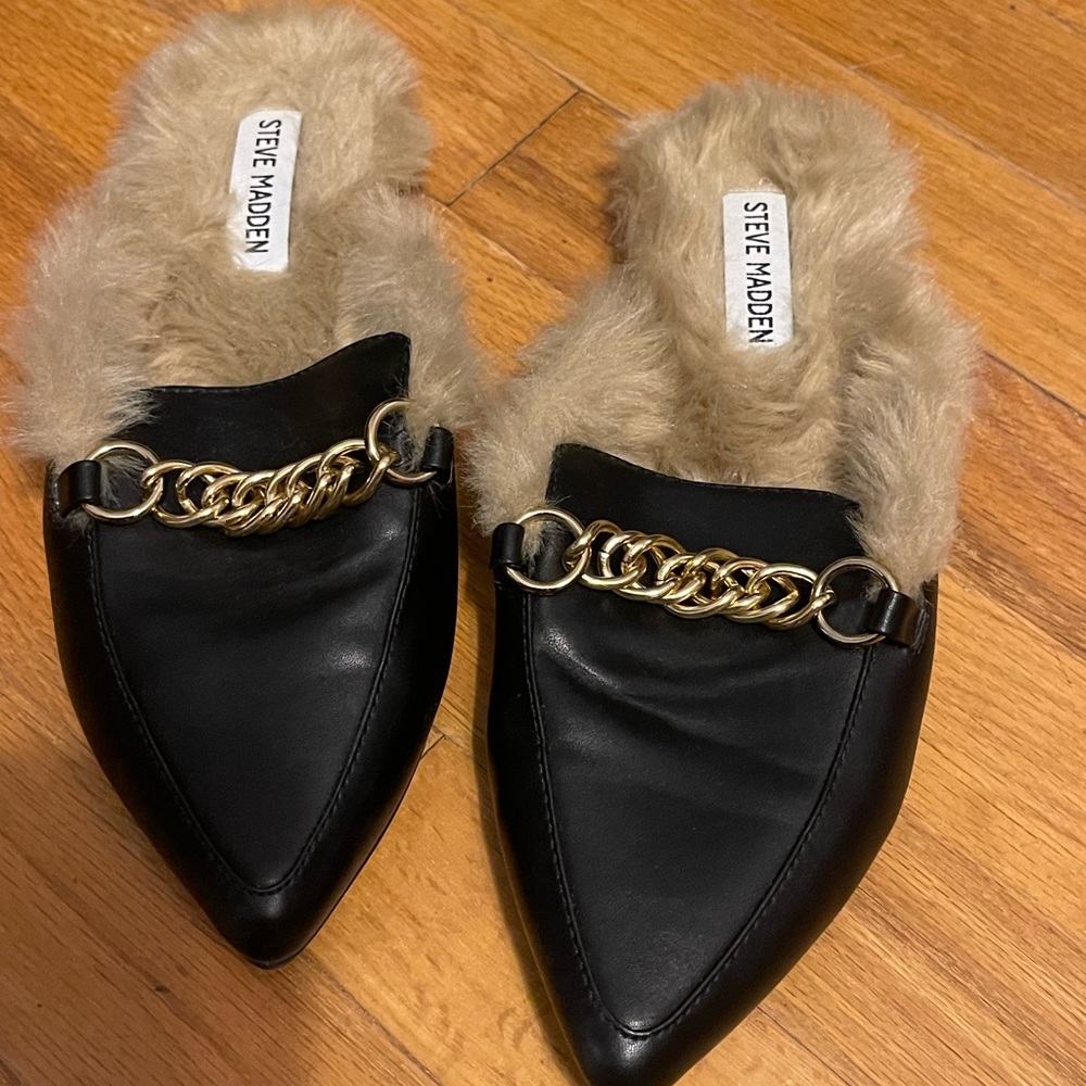 Furry mules